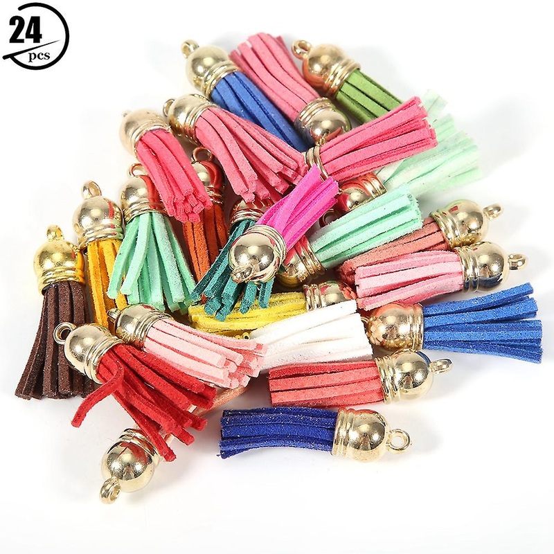 24 Pcs Exquisite Polyester Tassel Trim General Purpose Jewelry Pendant Accessory (Mixed Color) | Fruugo SG
