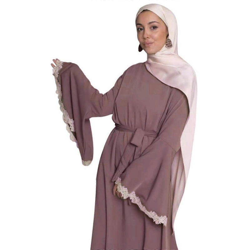 Abaya Dubai Turkey Muslim Fashion Hijab Dress Kaftan Islam Clothing Maxi Dress for Women Vestido Robe Musulman De Mode  Brown S | Fruugo SG