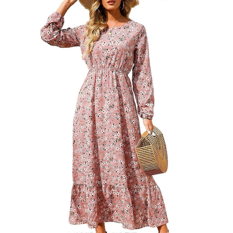 Elegant Ladies Long Casual Dress Women Oversize Daily Dress for Going Beach Side Wear | Fruugo SG