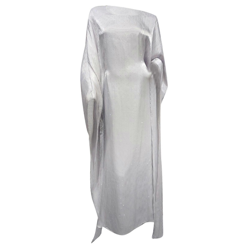 Fashion Long Sleeve Muslims Long Dresses Kaftan Abayas Ramadans Robes Women’s Moroccan Evening Gown for Party Daily Wear  Gray S | Fruugo SG