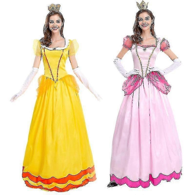 Mary Becky Princess Dress Stage Court Party Queen Costume Pink Peach Blossom | Fruugo SG