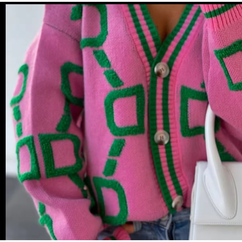 Tops Pullover Female Autumn Winter Hoodies Popular Women Top Single-Breasted V-Neck Womens Sweaters – Womens Sweaters price