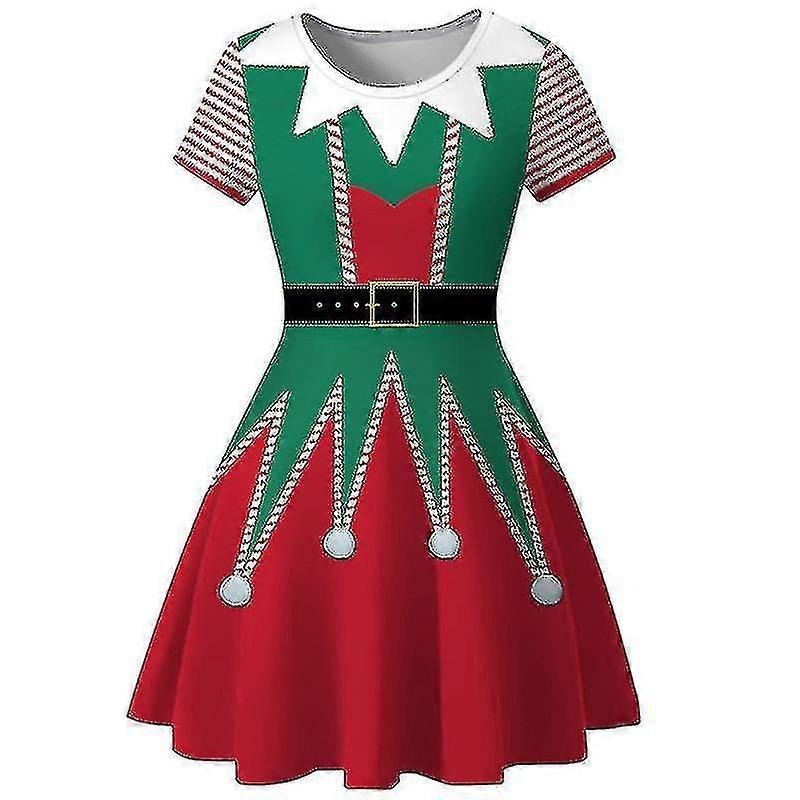 Ugly Christmas Dress For Women Red Green Print Holiday Dresses For Xmas – MXBC | Fruugo SG