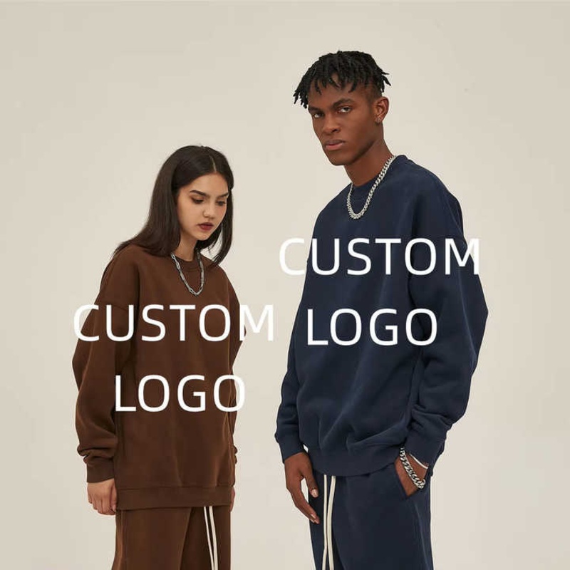 Custom 350GSM Heavy Sweatshirts Fleece Fabric Custom Logo High Quality Wholesale Mens Crewneck Sweatshirt Sweater – Mens Crew Neck Sweater and Mens Sweater price|Free Size