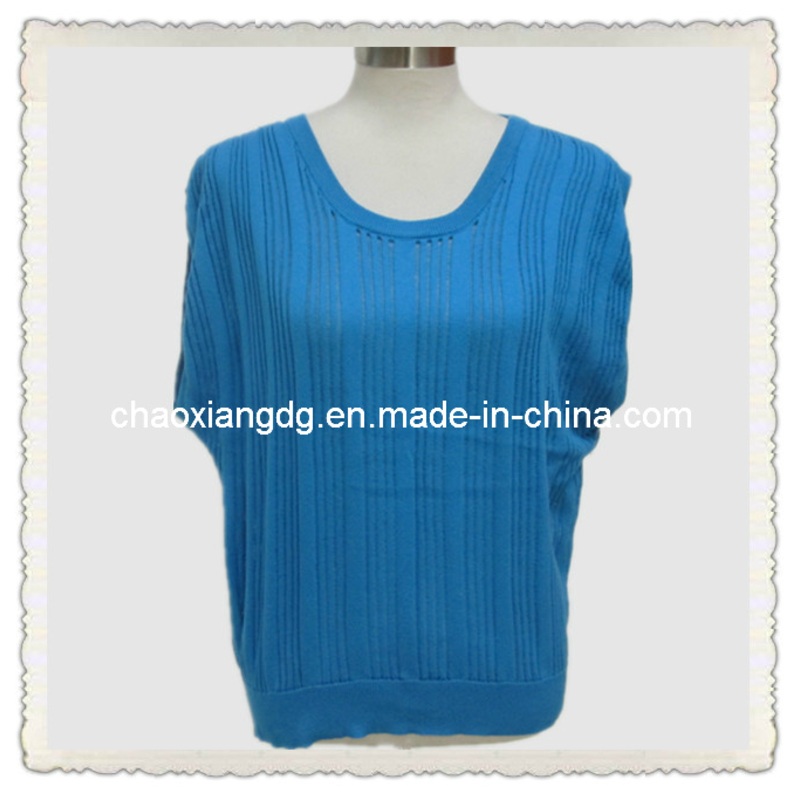 Ladies Cotton Knitted Pullover Sweater (CX12S120) – Cotton Pullover and Cotton Sweater price|S