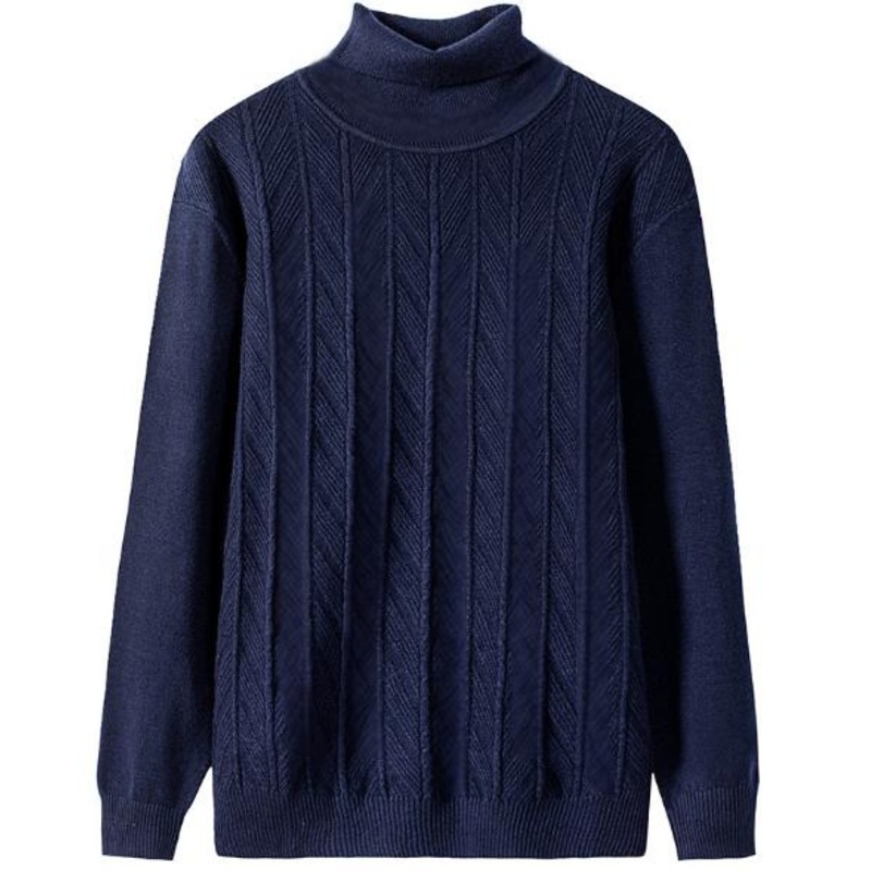 Mens Thick Knitted Sweater Comfortable Sweater – Men Sweater price|L