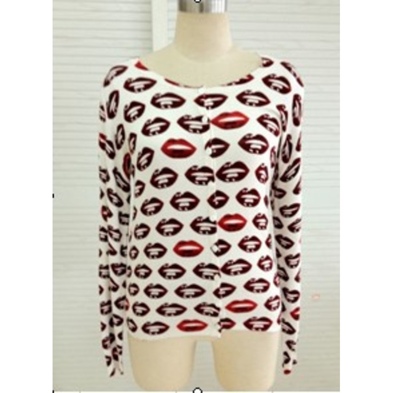 Print Sweater (Casaco Branca) – Xlq880216 Sweater price|S
