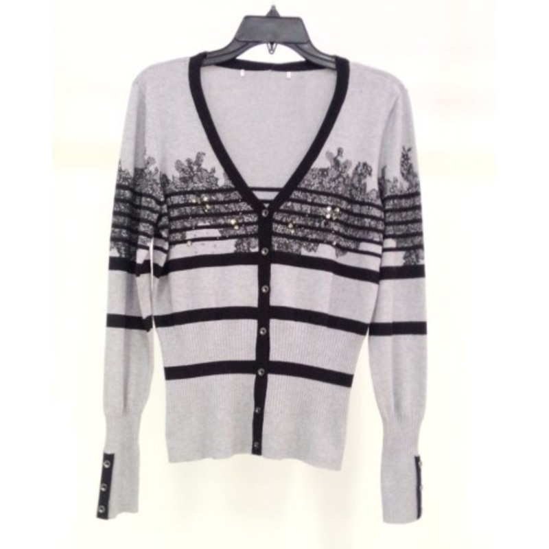 Womens Fashion Printing Sweater Cardigan – Printing Cardigan Sweater price|S
