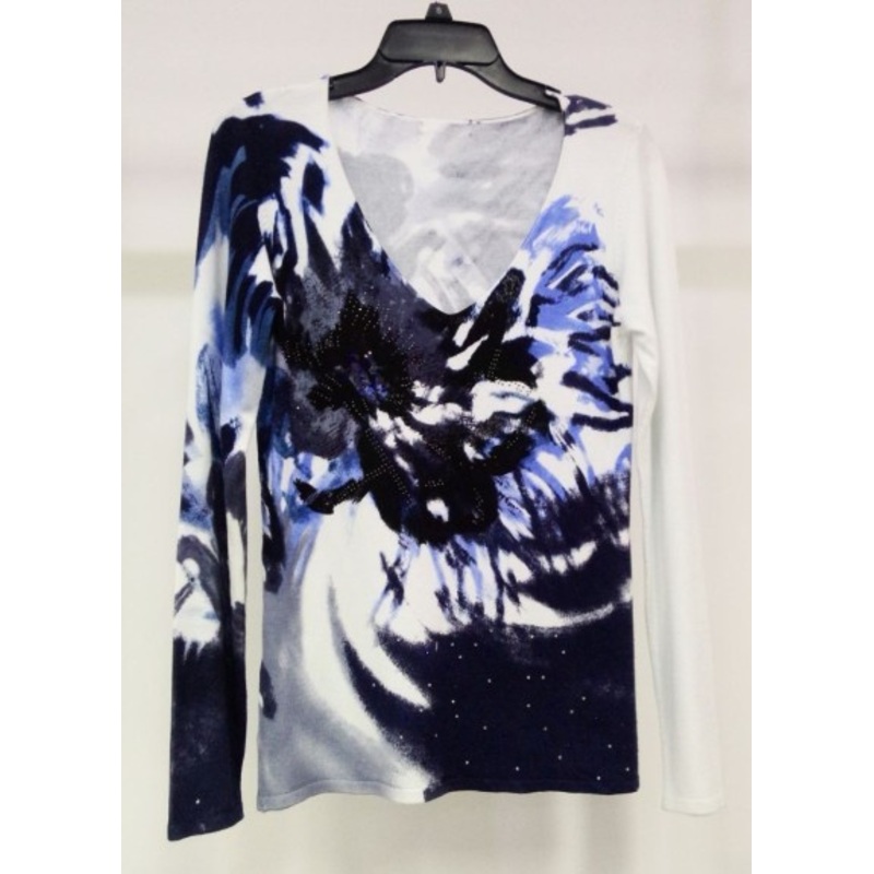 Womens Srping Printing Knitting Pullover – Printing Pullover Knitting price|S