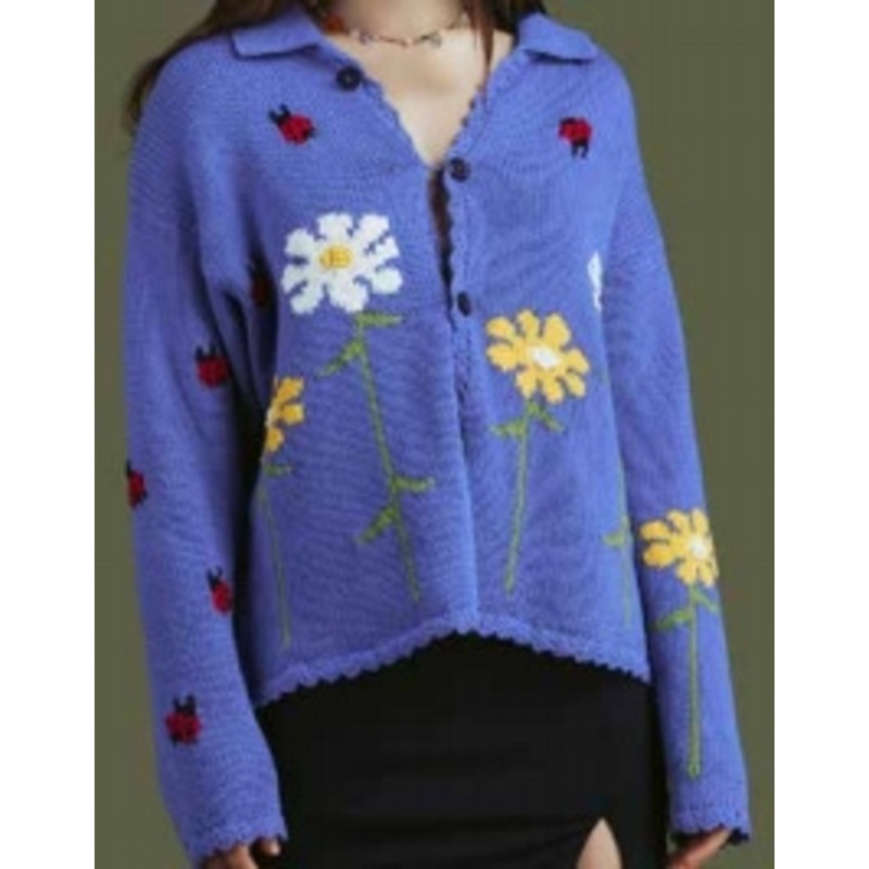 Zhilong Long-Sleeves Women Sweater – Flower Pattern and Women price