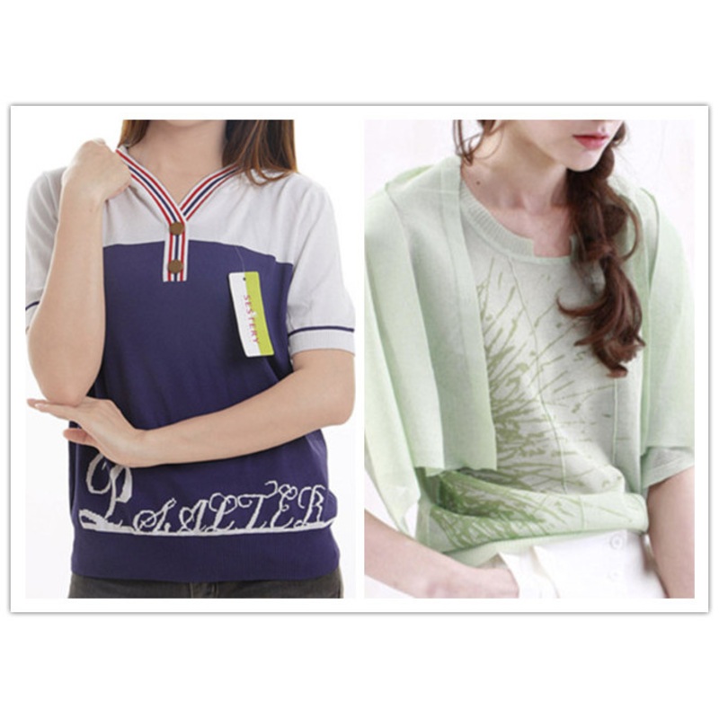 2014 Good Quality Women Sweater Pullover Short Sleeve for Summer (JK2013005) – Cardigan and Pullover price|S