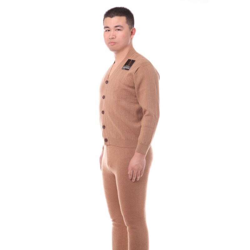 Camel Hair Cardigan Sweater for Man – Camel Hair and Cardigan Sweater price|S