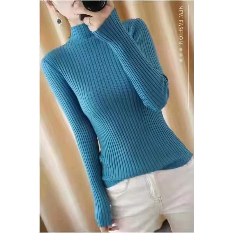 Classic Collar Blue Sweater – Sweater and Colorful price|S