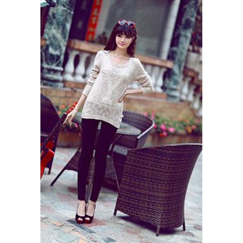 Classic Fashion Ladies Pullover Knitting Sweater – Aw-002 price|S
