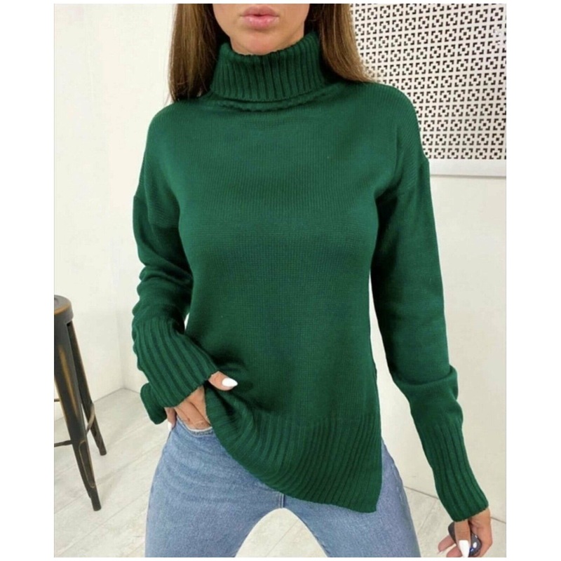 Custom Womens Knitted Sweater Jacquard Pullover Fashion Turtle Neck Winter Plus Size Sweaters for Girls Boys Men Women – Plus Size Womens Sweaters and Knitted Sweater price|S M L XL XXL Custom Accepted