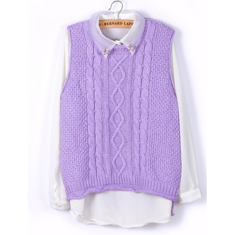 Girls Sweater Sleeveless Vest (BT3883) – Knitted Sweater and Women Sweater price|S