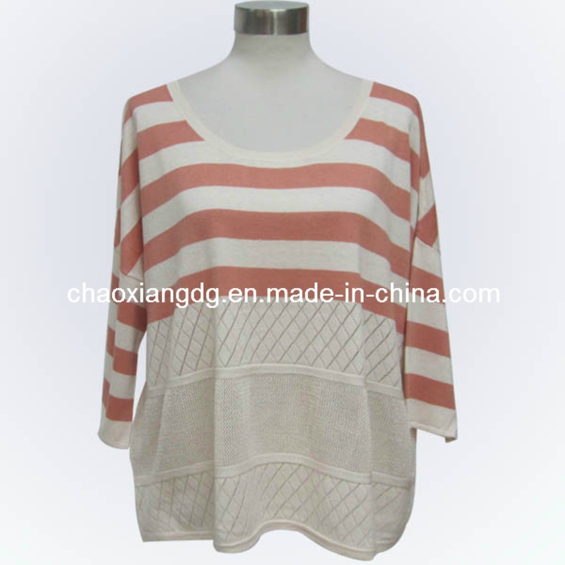 Ladies 100% Cotton Sweater (CX12S105) – Cotton Sweater and Ladies Cotton Sweater price|S