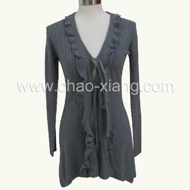 Ladies V-Neck Cardigan (CX-AS-066L) – Cardigan and Sweater price
