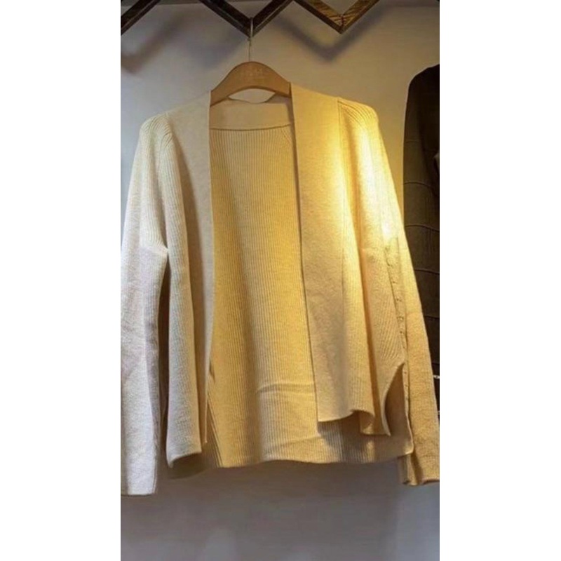 New Autumn and Winter Solid Color Long Sleeved Sweater Cardigan – Solid Color Long Sleeve Sweater price|S