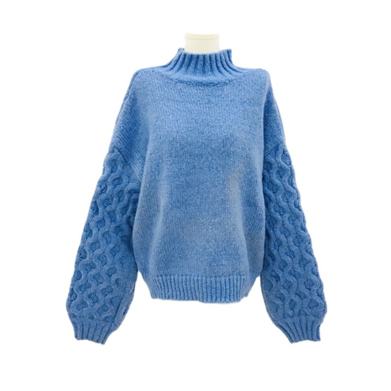 Winter New Ladies Special Sleeve Collared Turtleneck Sweater – Sweater Women price|S