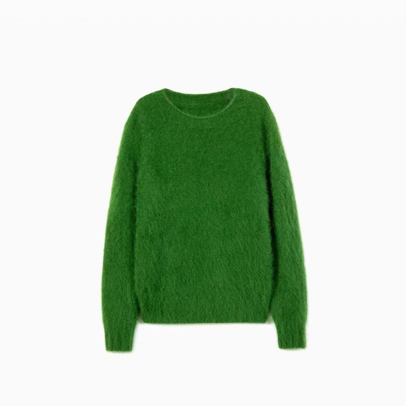 Womens Crew Neck Long Sleeve Knitted Pullover Sweaters – Can Be Customized and Knitted price|S