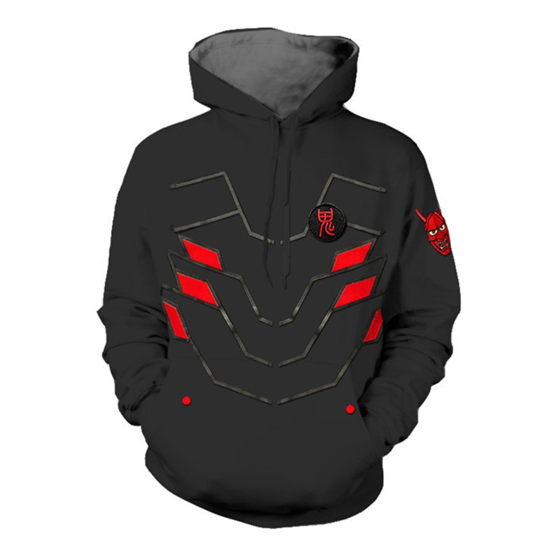 2017 New Hot Game Watch Mens Hoodies Dva Genji Soldier 76 Jackets Cosplay Costumes Coat Sweatshirts Halloween Outdoor Clothes – Genji Hoodies Sweater and Dva Hoodies Sweater price|S