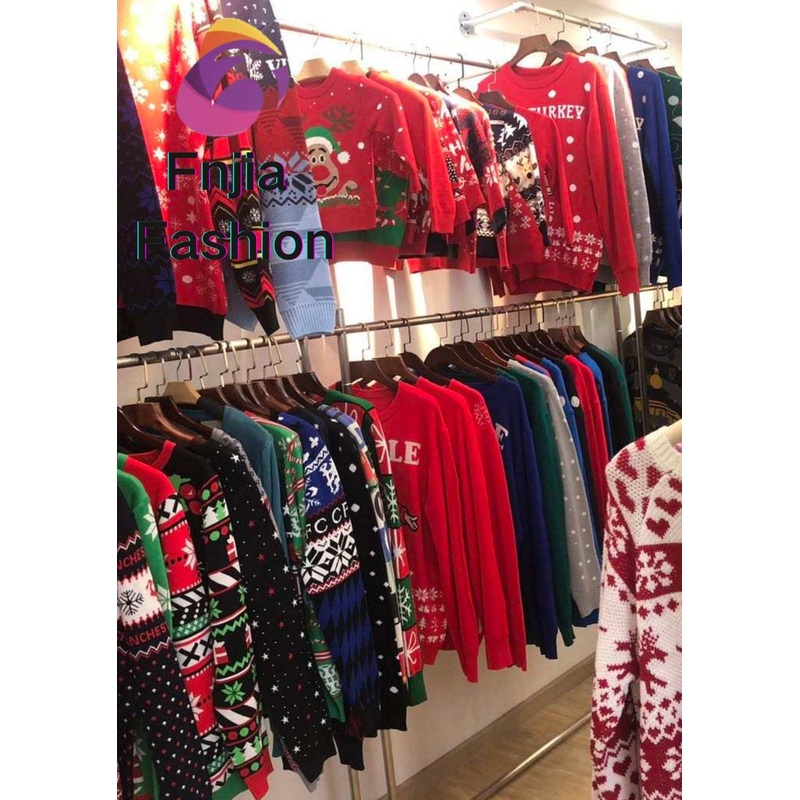 Customize Christmas Sweater Autumn Winter Red Festival Animal Patterns Sweater – Christmas Sweater and Knit Jacket price|Customize