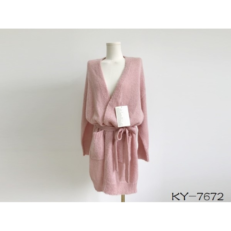 Fashion Loose Long Knitted Cardigan Women Sweater Coat Ky-7672 – Sweater Women price|S
