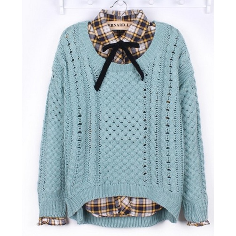 Hollow Long Sleeved Sweater (BT7212) – Knitted Sweater and Women Sweater price|S