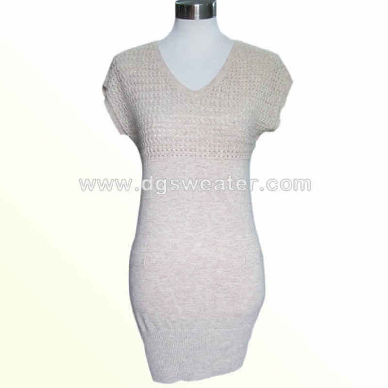 Ladies Fashion Wool Knitted Dress (CX12S116) – Wool Knitted Dress and Ladies Fashion Dress price