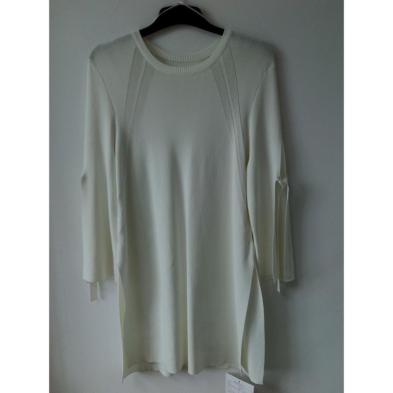 Ladies Knitted Round Neck Long Sleeve Sweater – Aw013 price|S