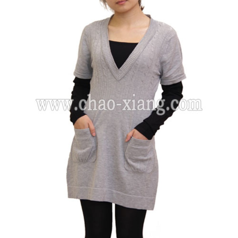 Ladies Two-Piece Casual Sweater (CX12S013) – Casual Sweater and Ladies Sweater price|S