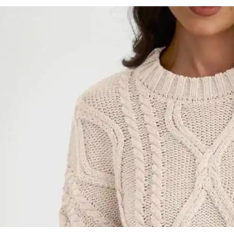 Women Autumn Winter Sweater Female Customizationed Twist Knitted High Quality Warm Sweaters – Women Knitted Autumn Winter and Twist Knitted Women price|M