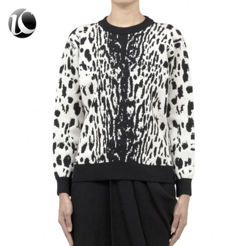Black and White Fashion Sweater Cardigan for Women – Sweater and Designer Sweater price|S