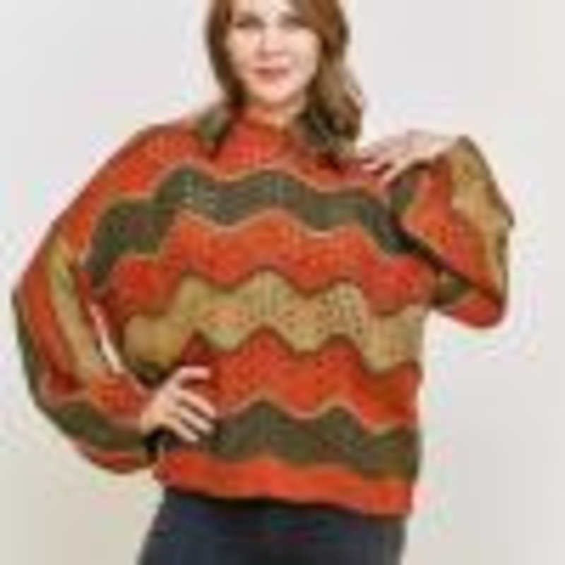 D-6001 Ladies Knitting Sweater [Latest Style Long Sleeve Round Neck Hollow out Sweater Pullover] – Hollow Sweater Supplier price|S