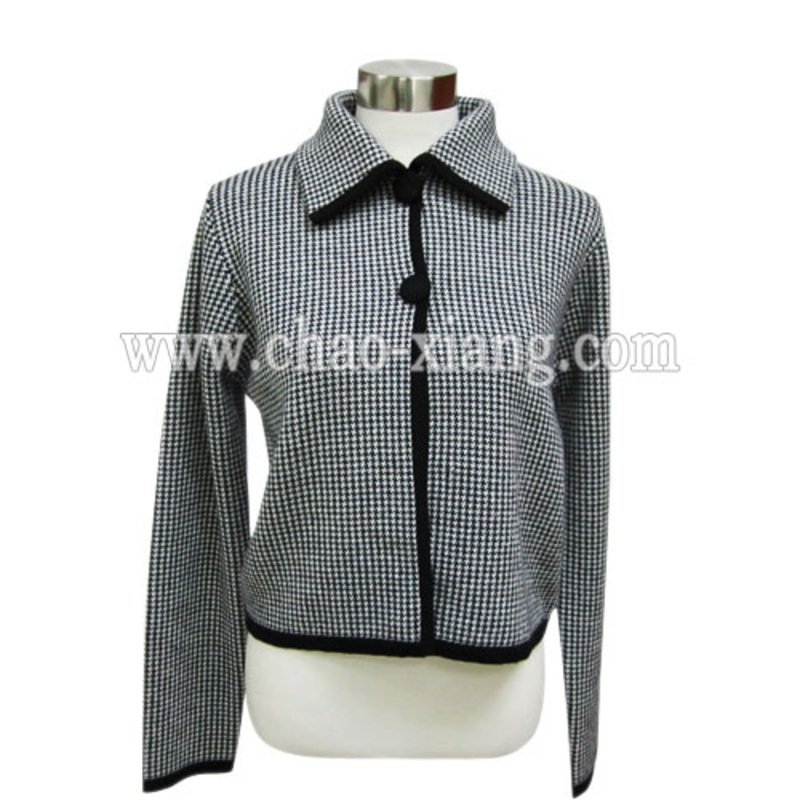 Knitted Ladies Cardigan Sweater (CX12S052) – Sweater and Cardigan Sweater price|S