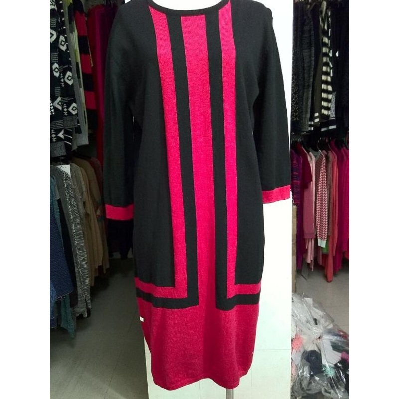 Ladies Knitted Round Neck Long Sleeve Sweater – Aw010 price|S