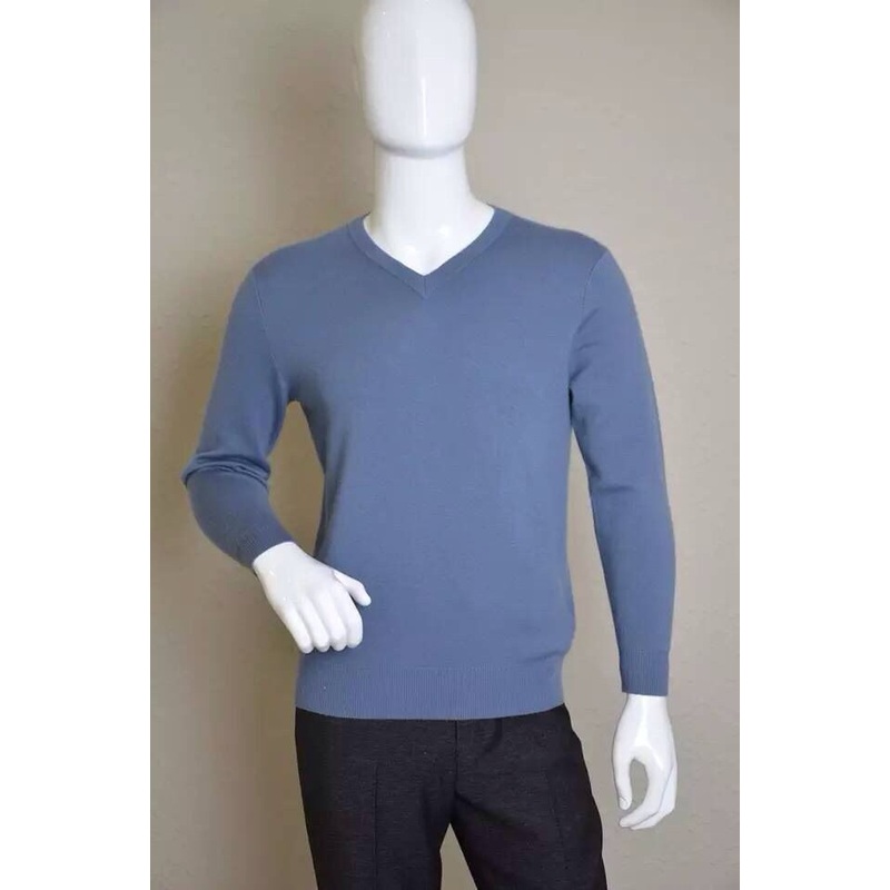 Mens Knit V-Neck Pure Cashmere Sweater – Cashmere Sweater and Sweater price|S
