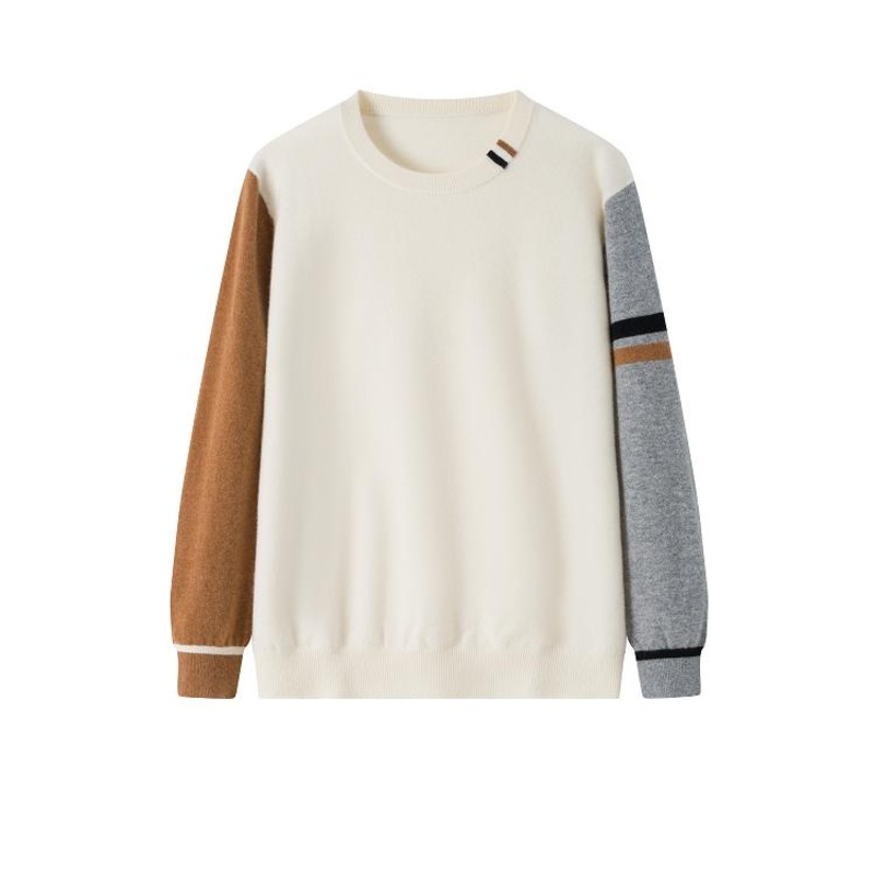 Mens Round-Neck 100% Cashmere Sweater – Cashmere Cardigan and Cashmere Sweater price|M