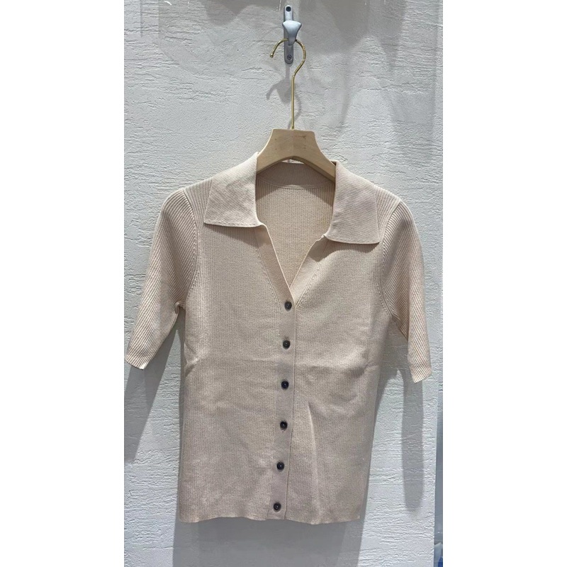 New Knitted V-Neck Cardigan Solid Color with Summer Women – Summer Sweaters price|S