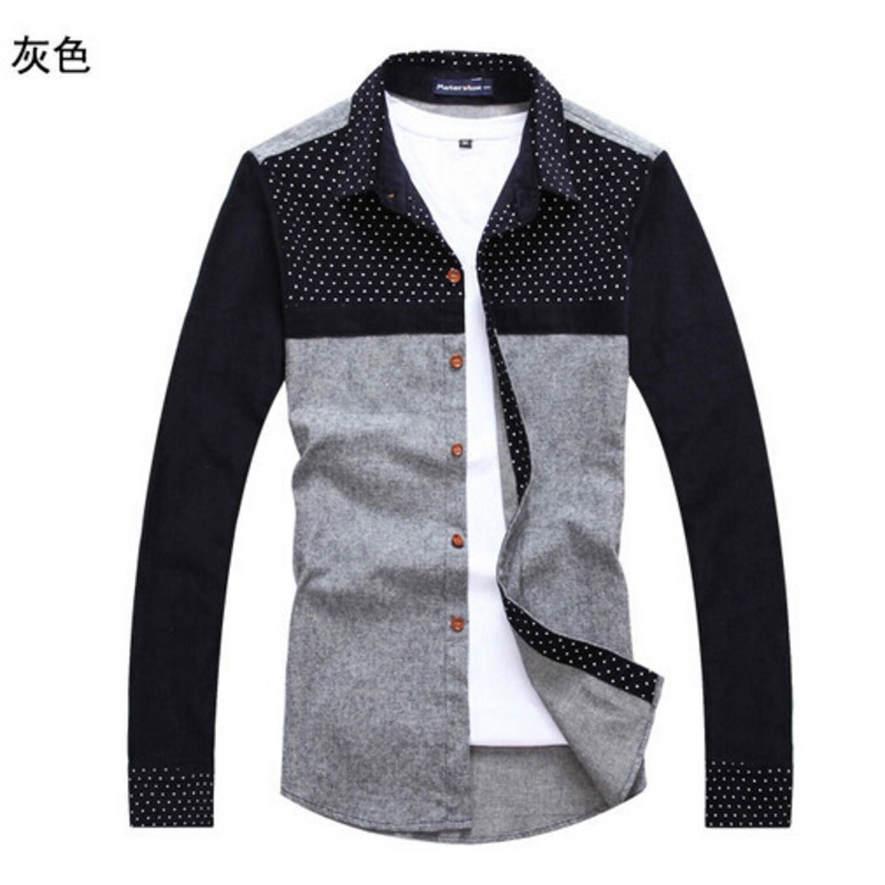 2015 Contrast Color Embroidering Sweater for Men – Embrodering Sweater and Fashion price|S