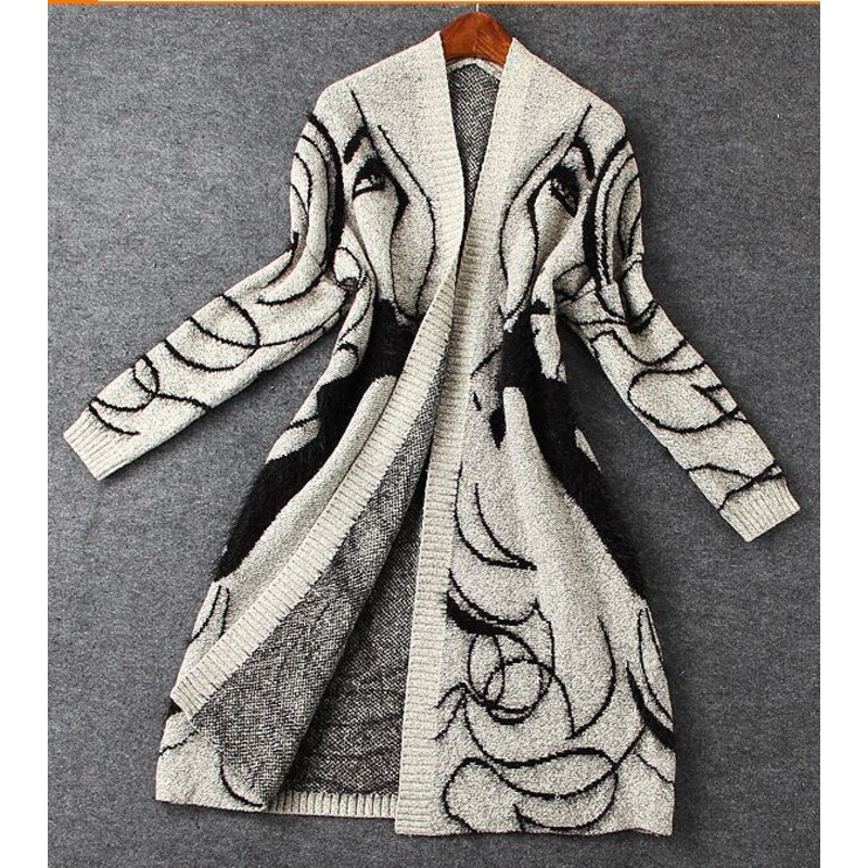 Avatar Beauty Cardigan Sweater and Long Loose Bat Sleeve Sweater (BTQ118) – Knitted Sweater and Women Sweater price|S