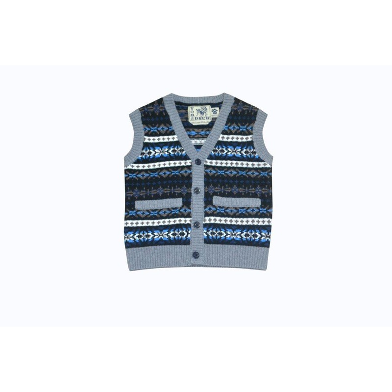 Jacquard Sleeveless Button Sweater Vest, Boy Cardigan Vest – Boy Cardigan Vest and Sleeveless Button Sweater Vest price|S