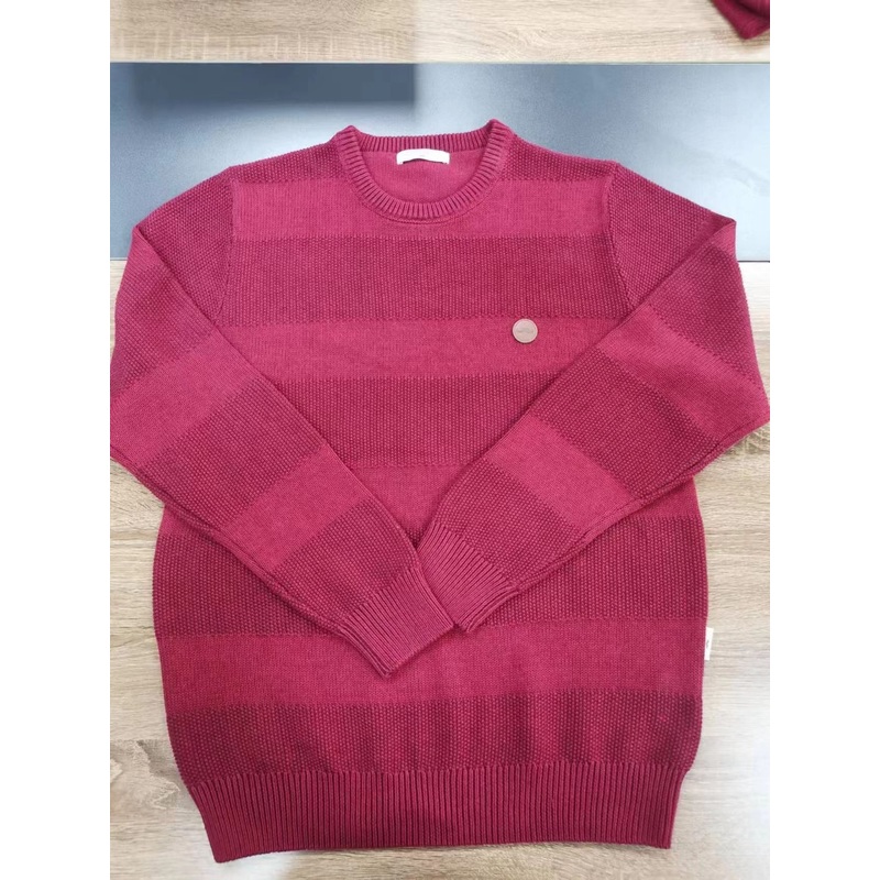 Mens Jacquard Round Long-Sleeved Sweater – Men and Jerseys price|S