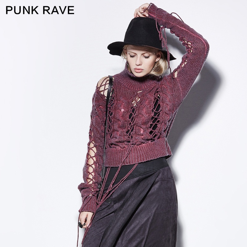 Pm-030 Punk Ripped Moon Cashmere Design of Hand Made Sweaters – Sweater and Fashion Sweater price|Free Size