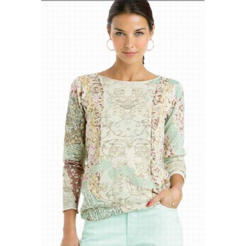 Print Sweater – Print Sweater and Lurex Sweater price|S