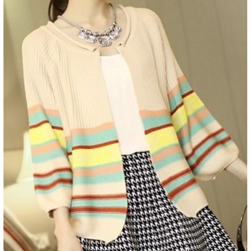 Short Knitted Cardigan (BTQ040) – Knitted Sweater and Women Sweater price