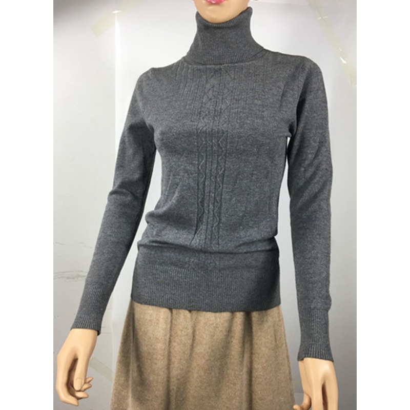 Womens Turtle Neck Sweater Close-Fitting Cashmere Sweater – Womens Turtle Neck Sweater and Close-Fitting Cashmere Sweater price|S