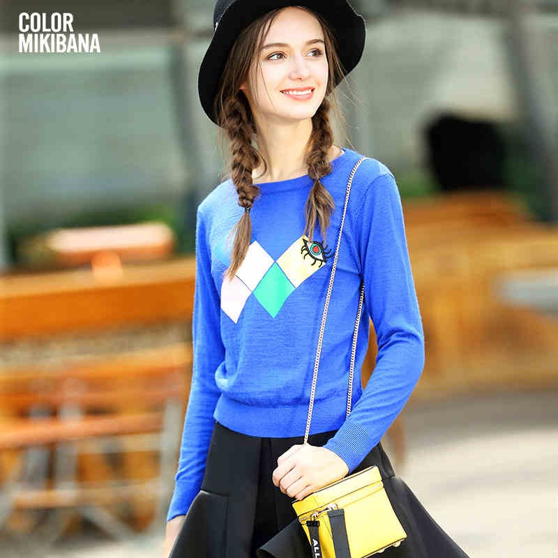 2017 Fashion Knitted Sweater Pullover Jumpers Knit Woman Sweater – Woman Sweater and Knit Sweater price|S