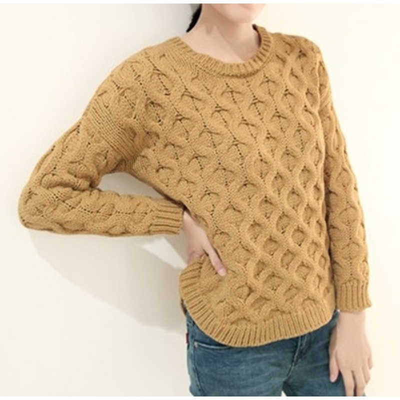 Circle Twist Sweater Female Sweater (BTQ105) – Knitted Sweater and Women Sweater price|S
